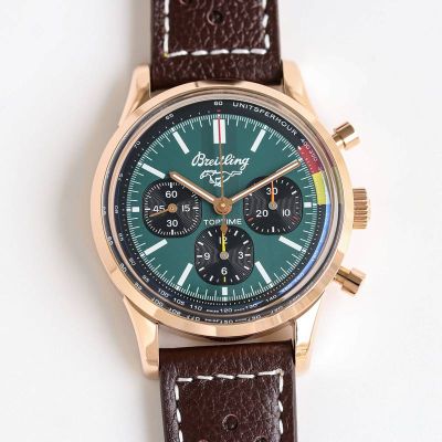 GF Factory Breitling Mechanical Automatic Movement 42MM 316L Steel Green Watch